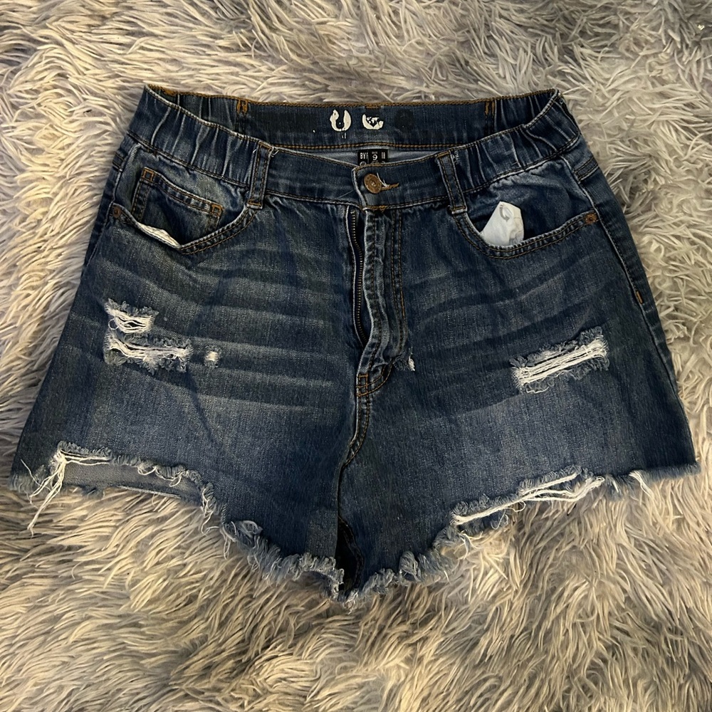 Denim Distressed  Shorts. Size 9/29